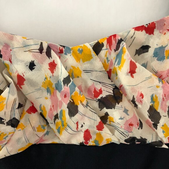 Diane Von Furstenberg Sophia Loren Women’s Navy Blue Dress Size 6 Silk Blend - Picture 7 of 15